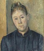 Portrait of Madame Cezanne. Paul Cezanne